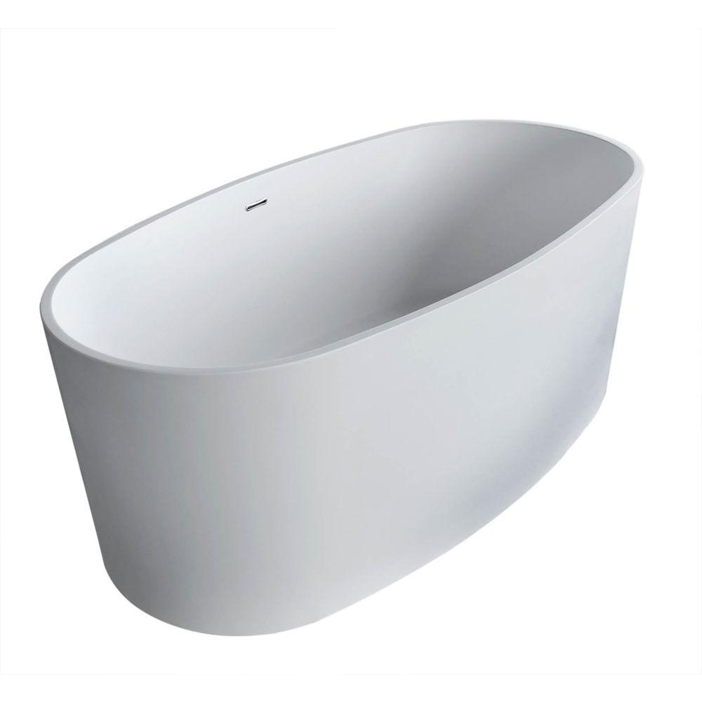 Universal Tubs Stone Oval Bathtub Matte Bathtubs