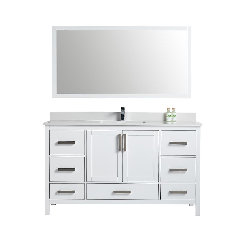Boyel Living Bath Vanity Drawer Cabinet Top Basin Mirror 640