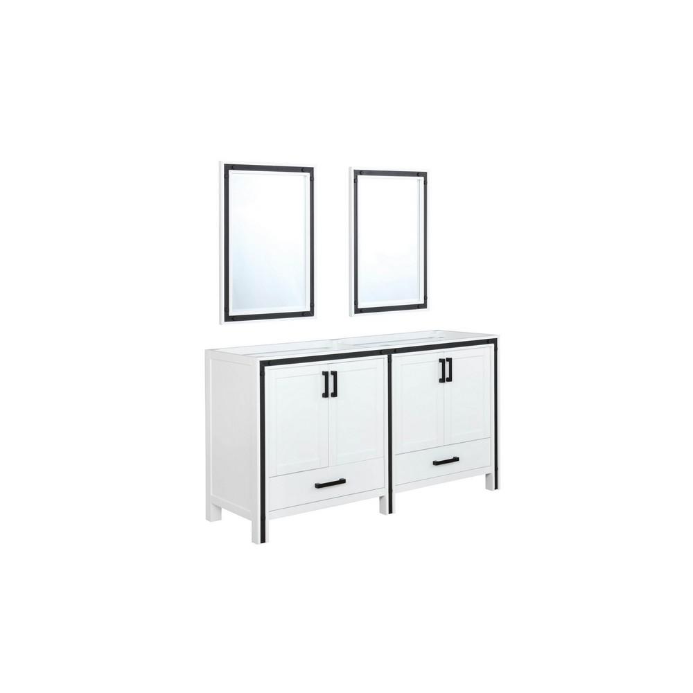 Lexora Double Bath Vanity Cabinet Mirrors Bathroom Furniture Sets