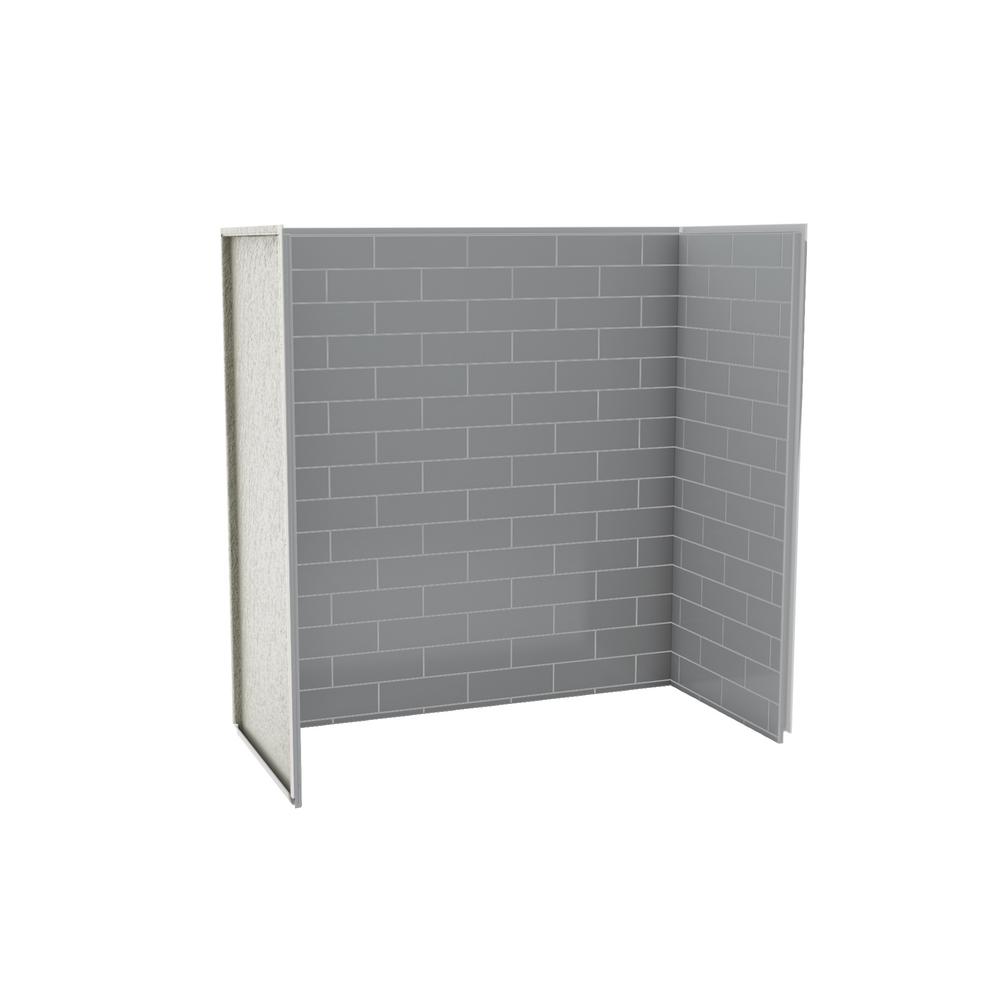Maax Panel Tub Shower Wall Kit Grey 16957