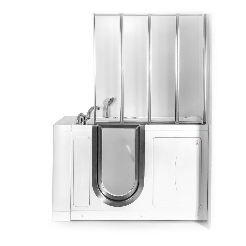 Ella Bathtub Door Faucet Dual Drain Heated Shower Bathtubs