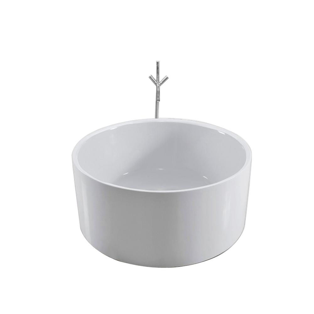 Simba Usa Crystal Faucet Flatbottom Freestanding Bathtub Whtie Bathtubs
