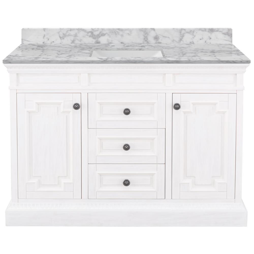 Home Decorators Bath Vanity Marble Top Sink 14017