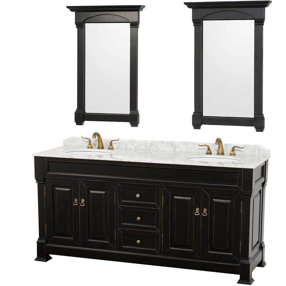 Wyndham Vanity Marble Top Mirrors Bathroom Furniture Sets