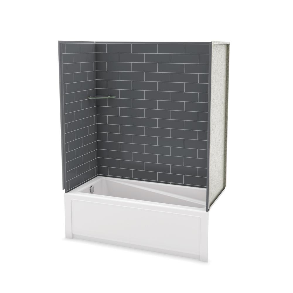 Maax Bath Shower Kit Grey Showers Bases Walls