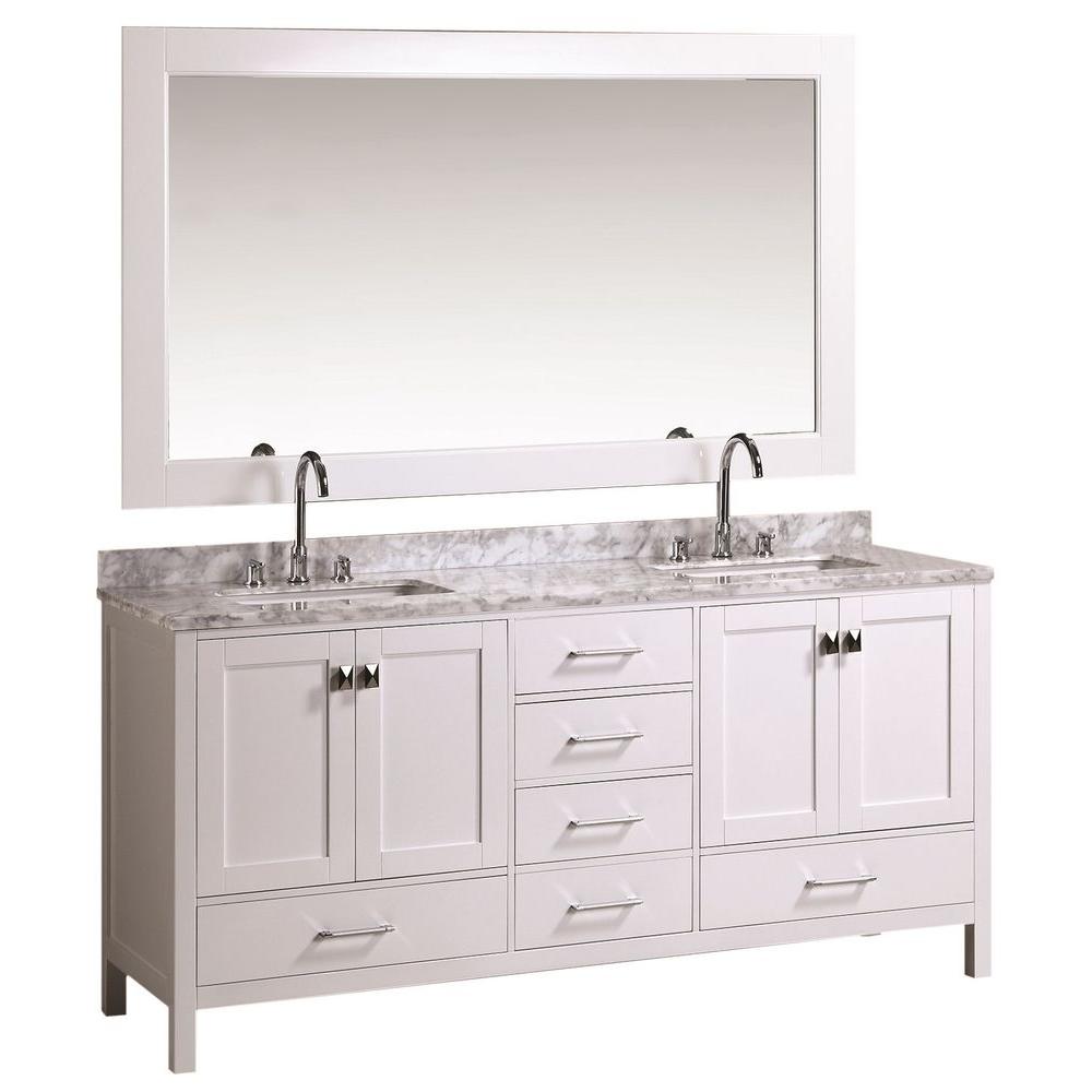 Design Element Bath Vanity Marble Top Basins Bathroom Vanities