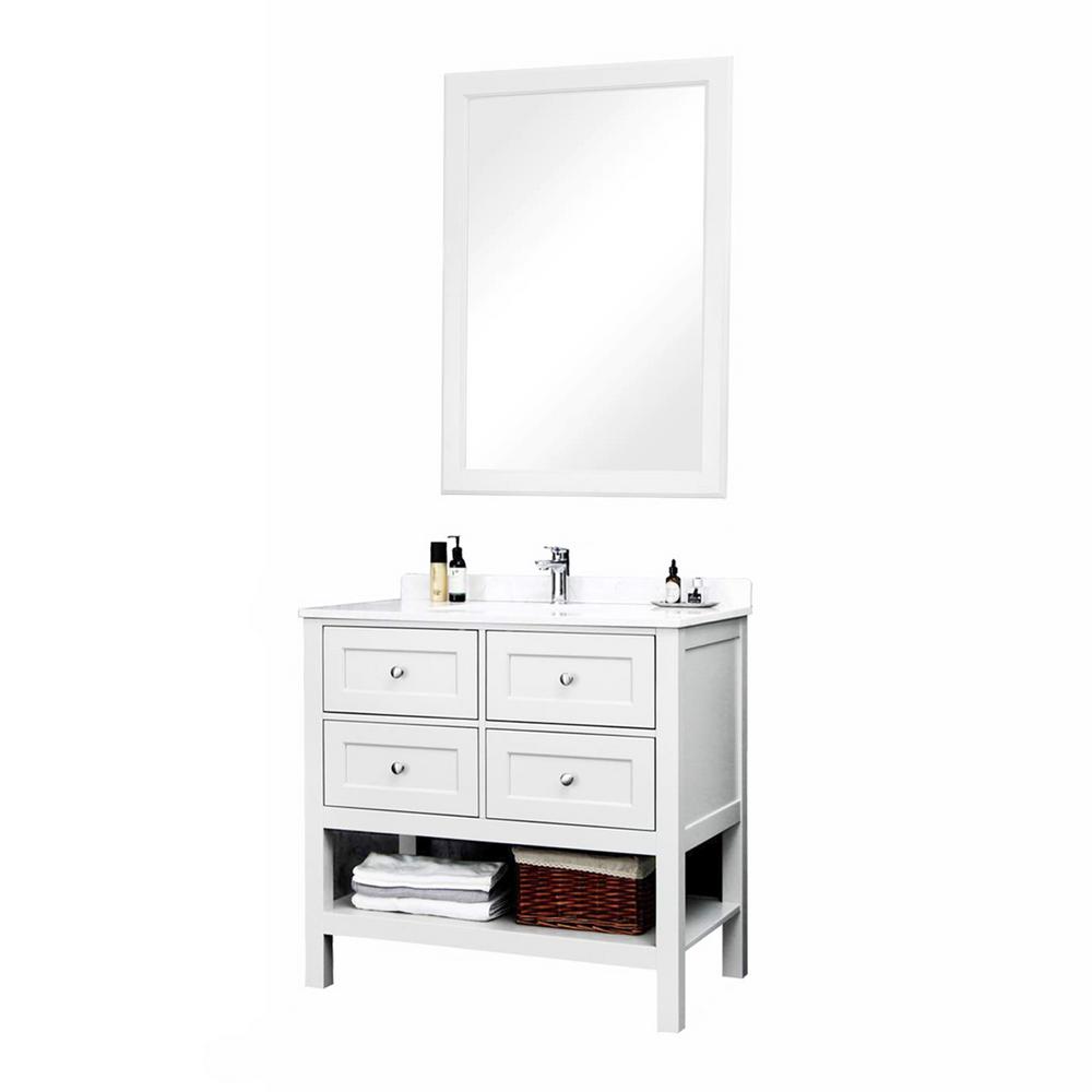 Casainc Bathroom Vanity Cabinet Marble Countertop Bathroom Vanities