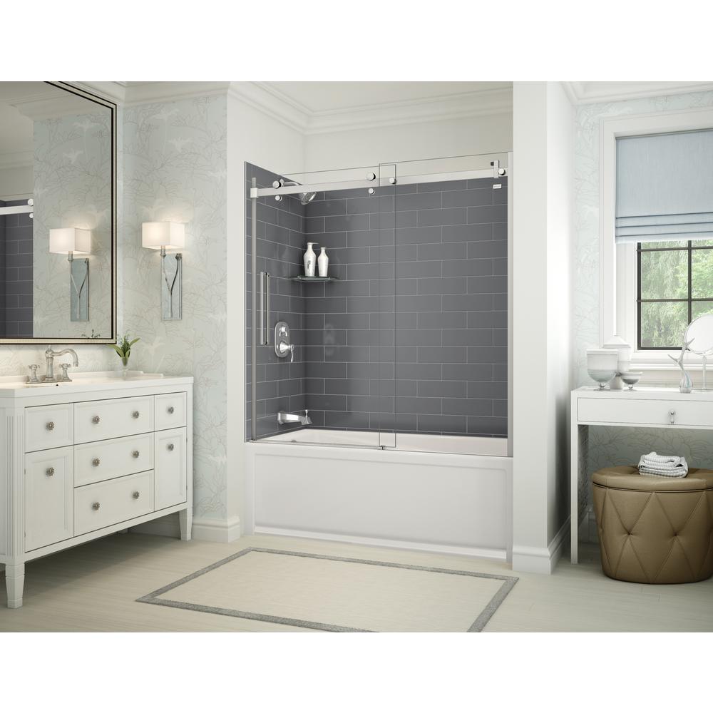 Maax Bath Shower Door Chrome Thun 673