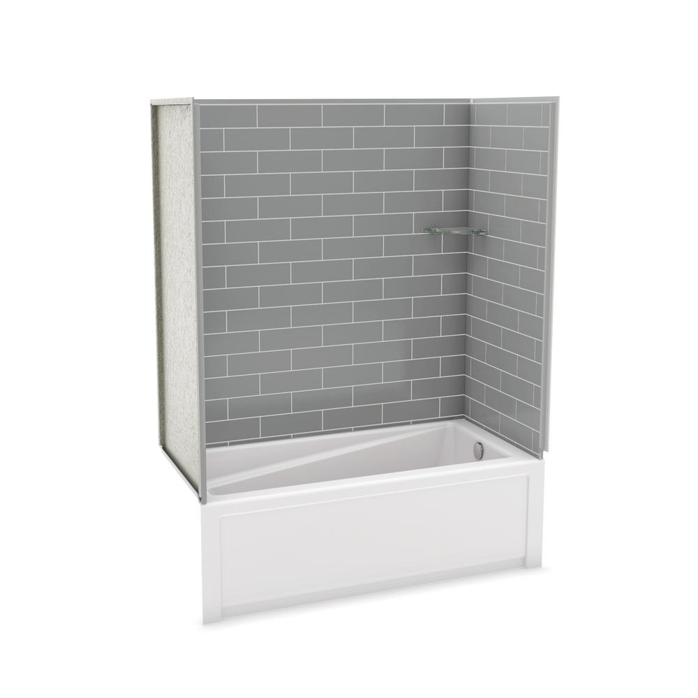 Maax Bath Shower Kit Grey Showers Bases Walls