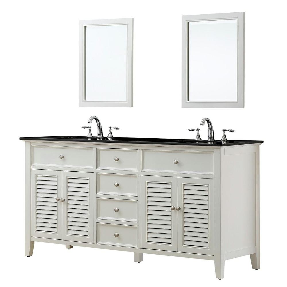 Direct Vanity Sink Double Vanity Granite Top Mirror Bathroom Furniture Sets