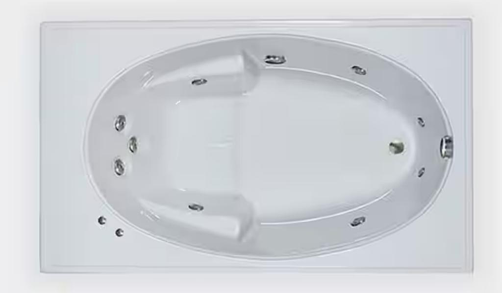 Kohler Rectangle Whirlpool Tub Bathtubs
