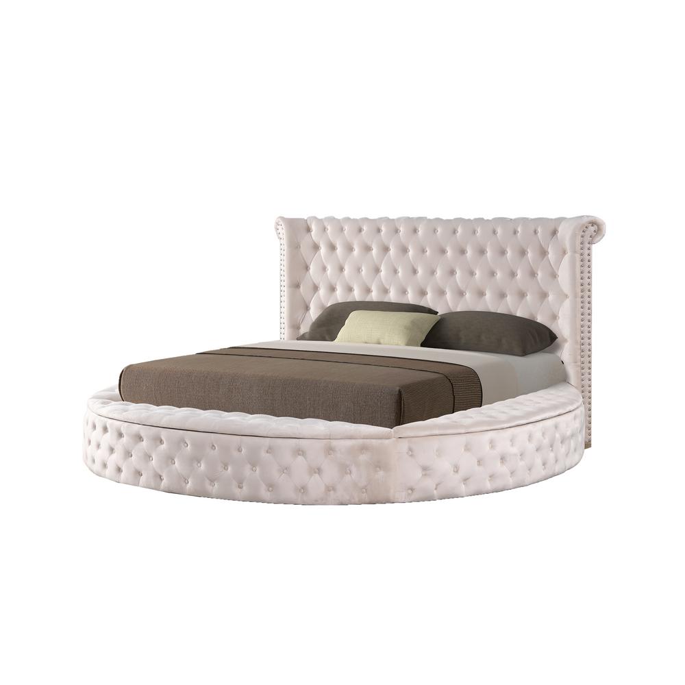 Best Master Furniture Round Platform Bed Bedroom Furniture