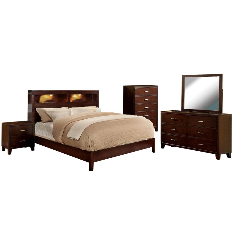 Williams Cherry Queen Bed Set Chest 83