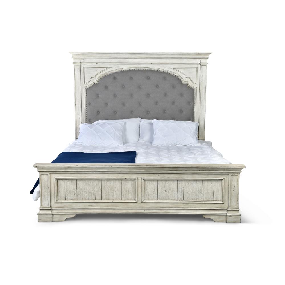Pannel Bed Ivory Product Image