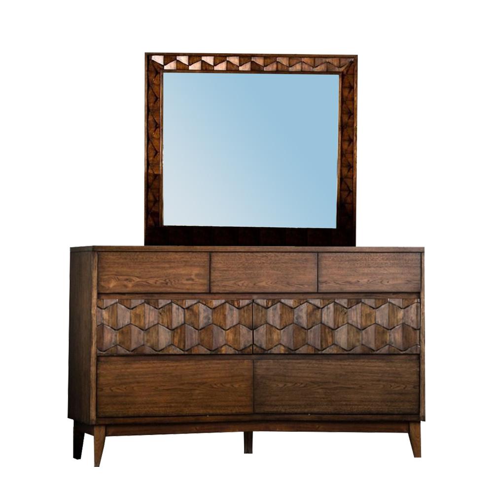 Williams Dresser Mirror Chestnut Bedroom Furniture