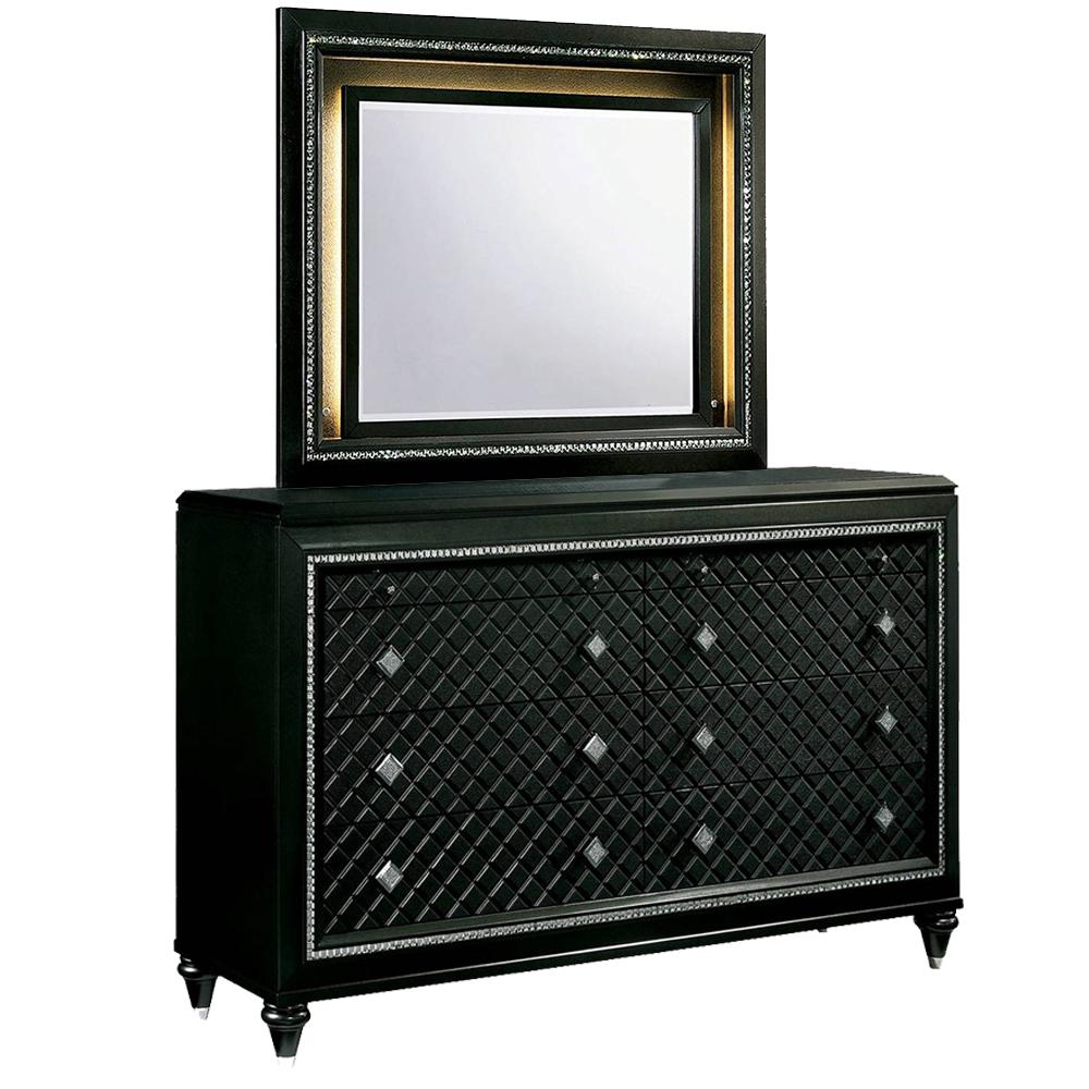 Williams Dresser Mirror Metallic Bedroom Furniture