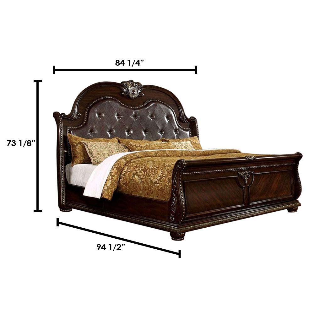 Williams Cherry Panel Headboard Bed Wood Bedroom Furniture