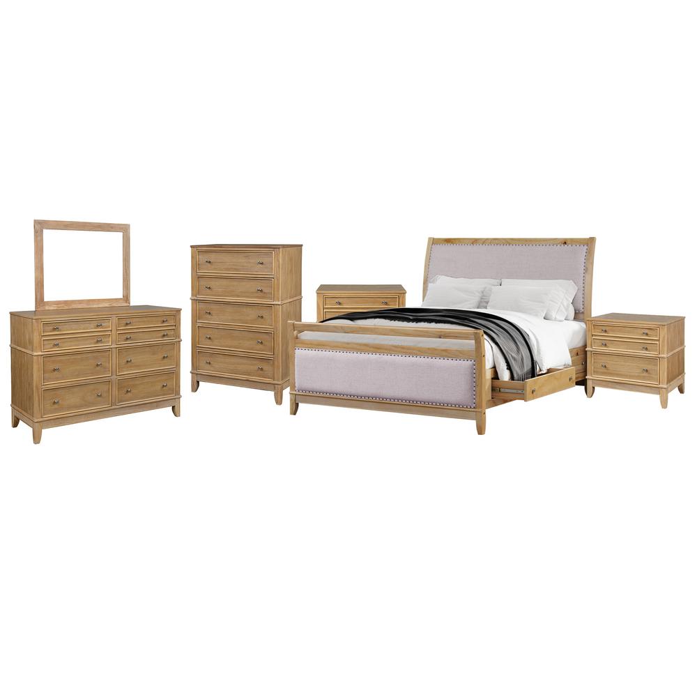 Boyel Living Bedroom Set Bed Stand Dresser Mirror Chest Furniture Collections