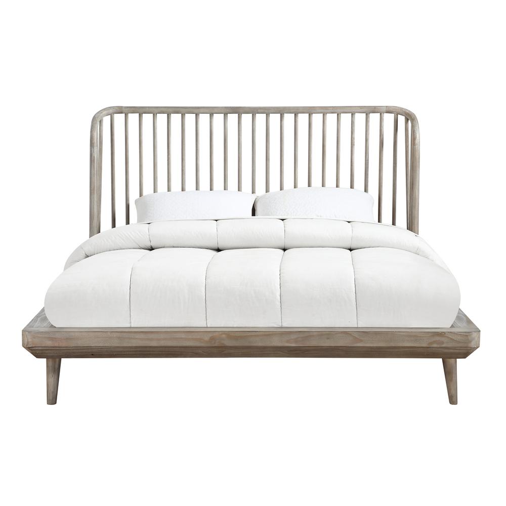 Modus Furniture Wood Queen Platform Bed Brown Beds Bed Frames