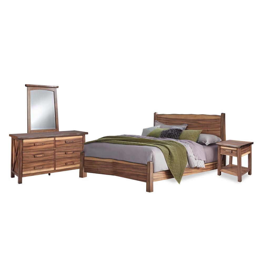 Homestyles Teak Bed Stand Dresser Mirror Teak Ki Furniture Collections