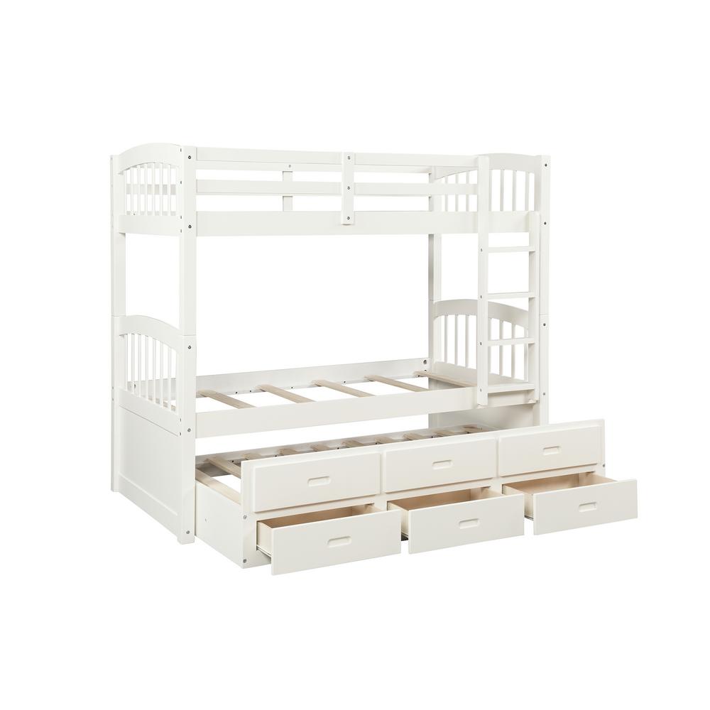 Boyel Living Twin Bunk Bed Trundle Drawers 685