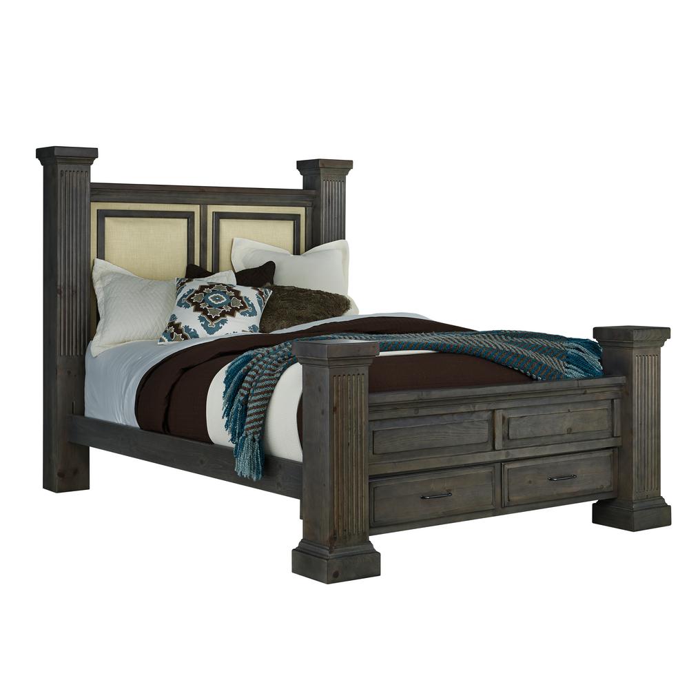 Progressive Furniture Storage Bed Grey 460