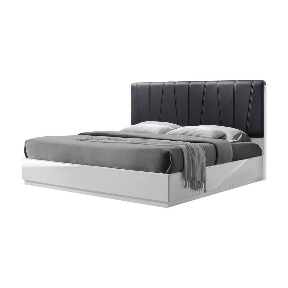 First Rate Furniture Bed Gray 674