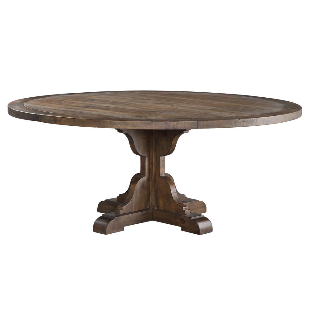 Modus Furniture Pine Round Pedestal Table 537
