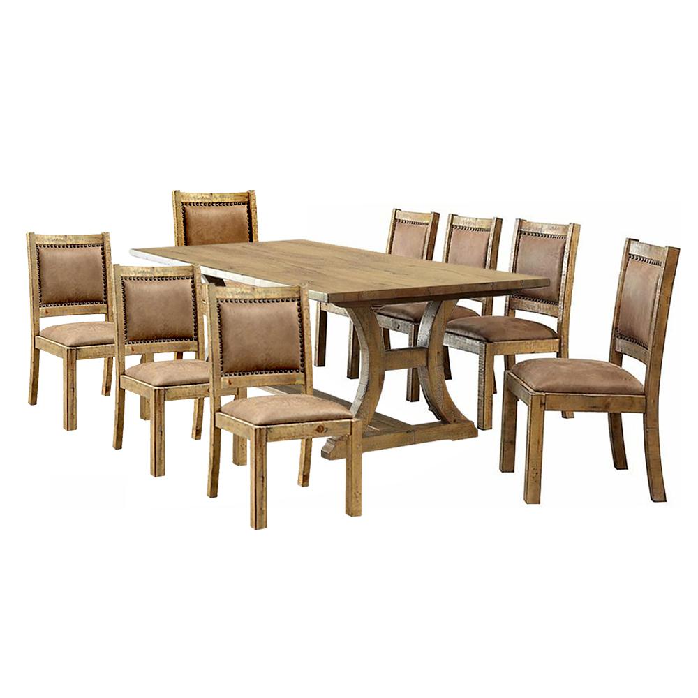 Williams Dining Table Chairs Pine 4