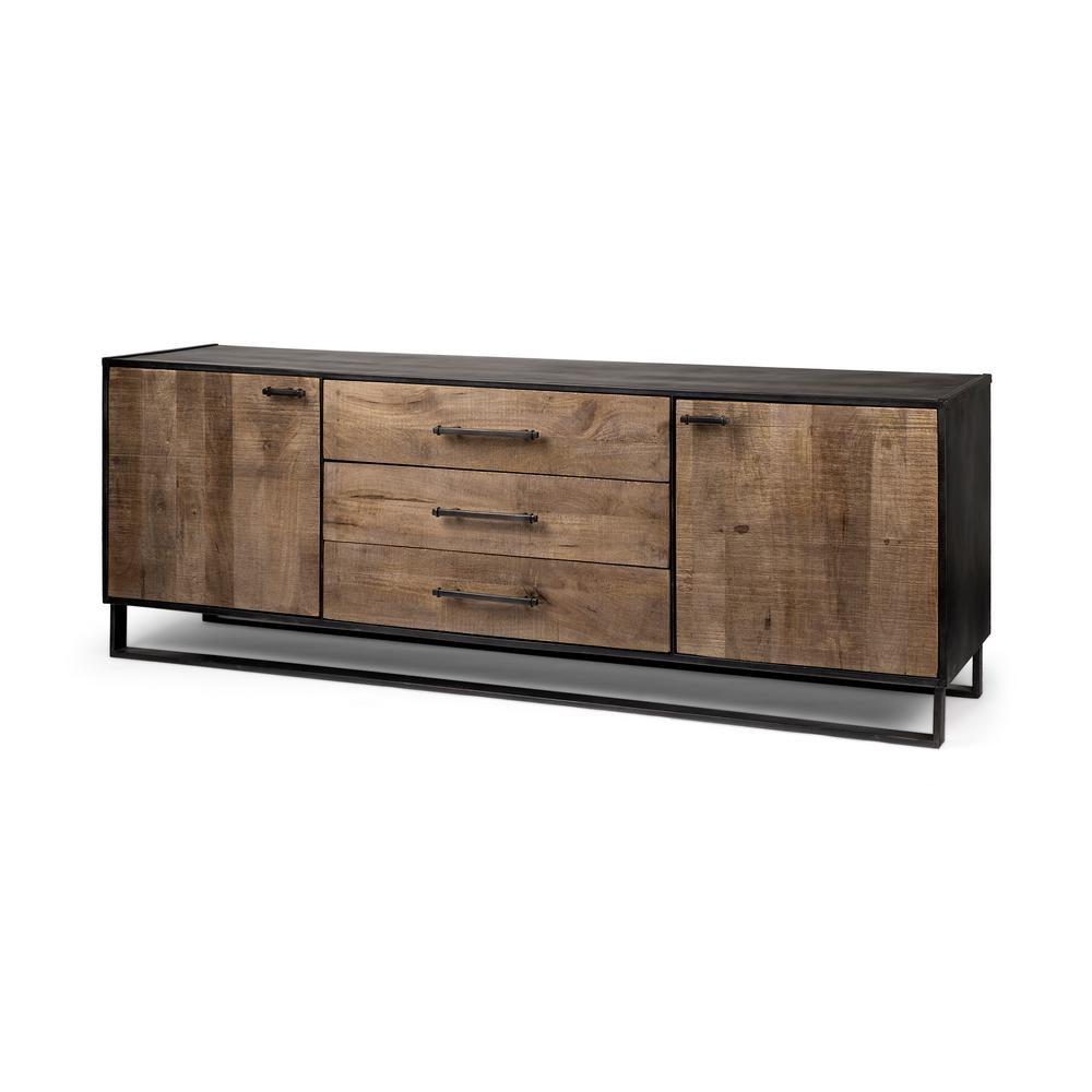 Mercana Wood Drawer Cabinet Door Sideboard Buffets Sideboards