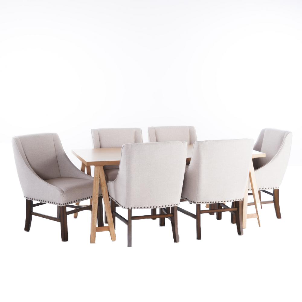 Upholstered Oak Wood Product Image