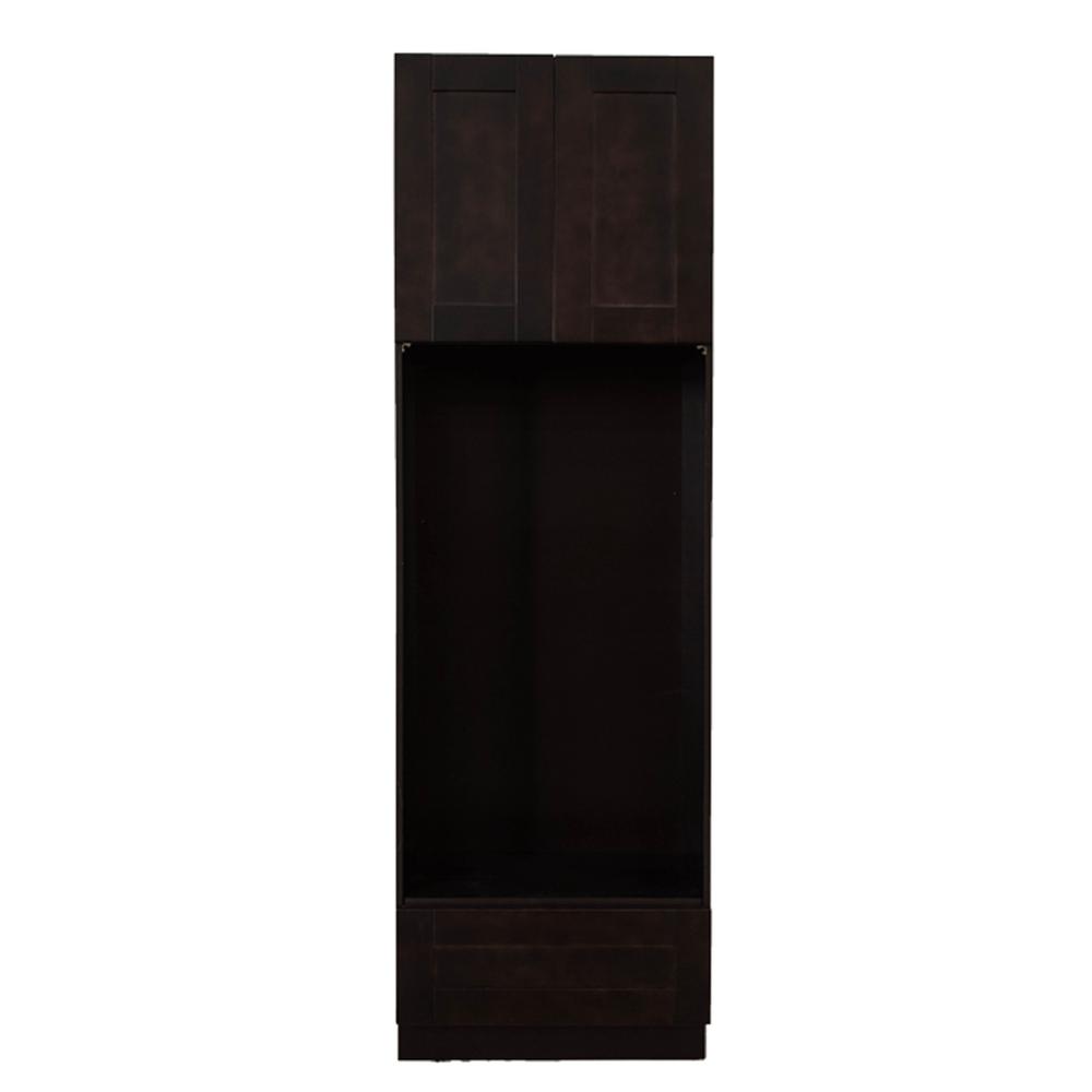 Lifeart Cabinetry Double Cabinet Espresso 571