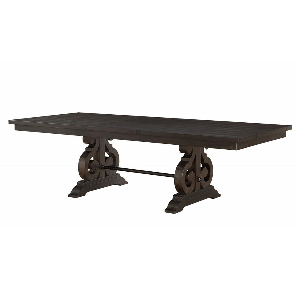 Homeroots Rectangle Wood Table Black 441