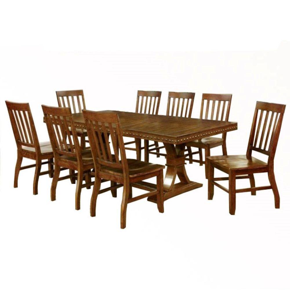 Williams Home Furnishing Oak Table Set 5328