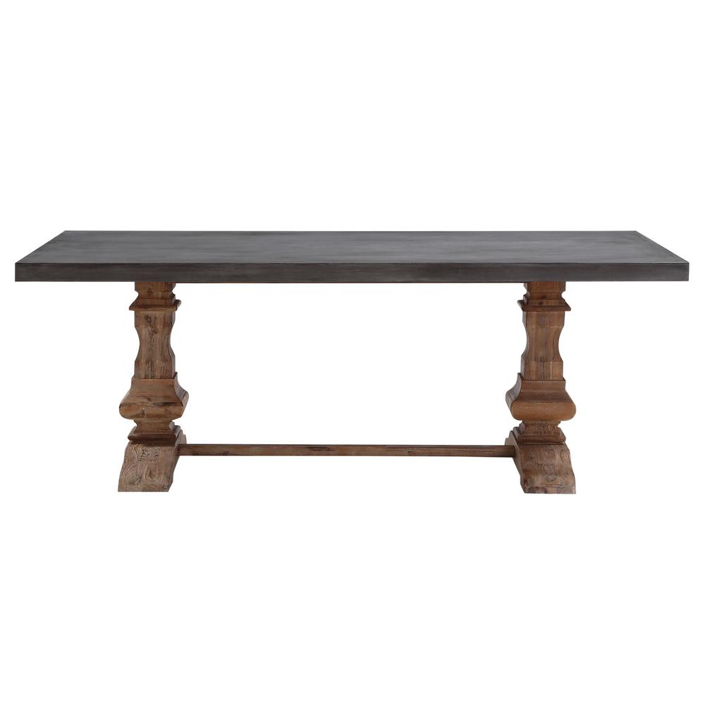 Modus Furniture Double Pedestal Table 376