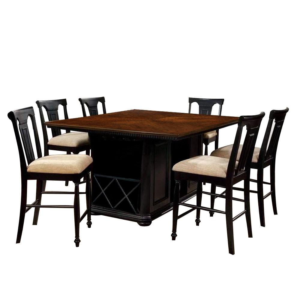 Williams Counter Table Set Cherry Kitchen Dining