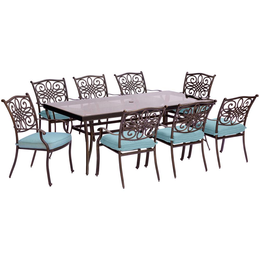 Cambridge Outdoor Set Extralon Glasstop Table Kitchen Dining Furniture Sets