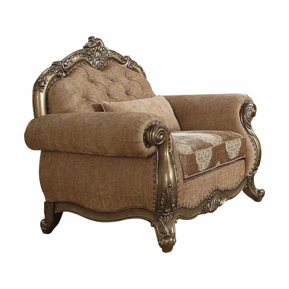 Homeroots Vintage Oak Poly Chair Pillow 278