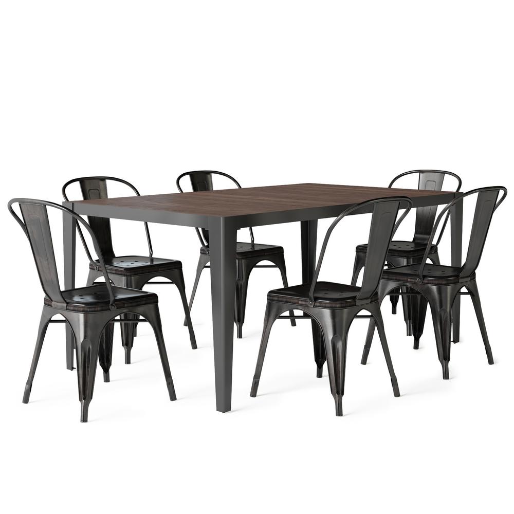 Brooklyn Max Wide Set Chairs Kitchen Dining Furniture Sets