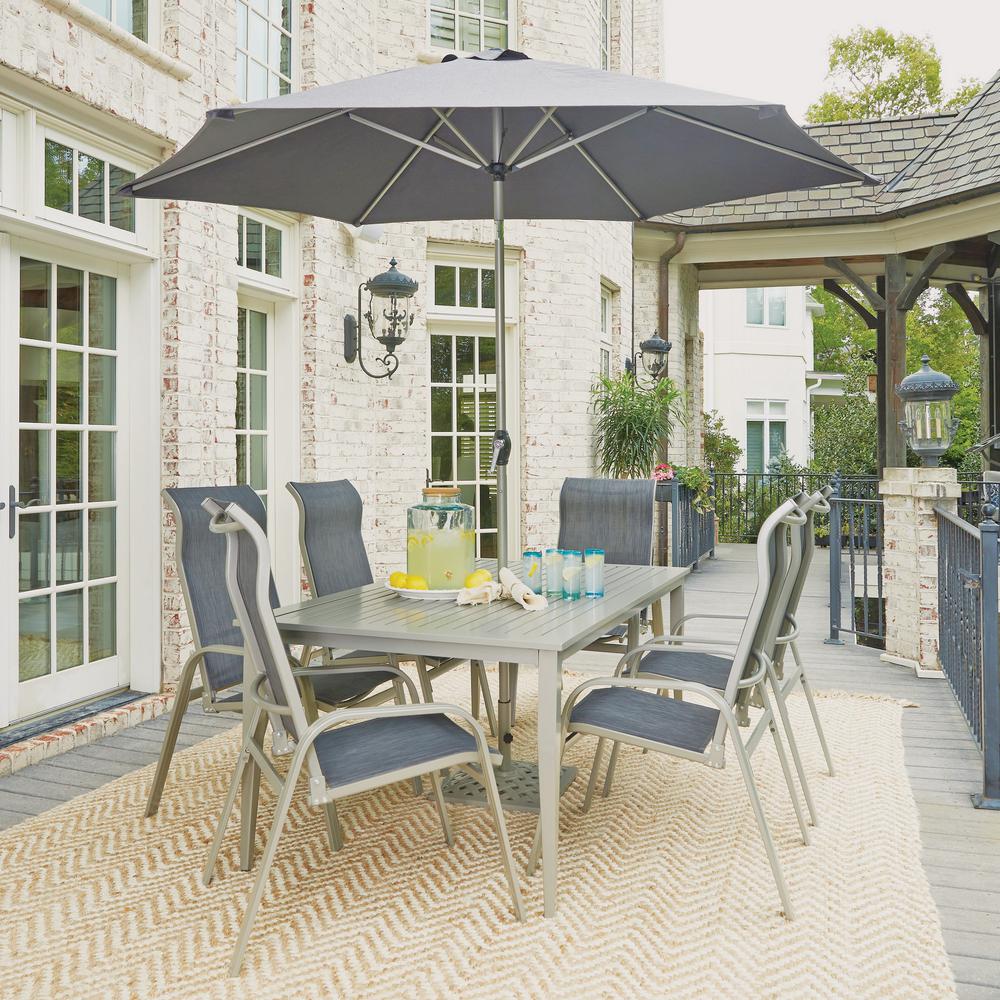 Homestyles Rectangular Outdoor Set Umbrella Dining