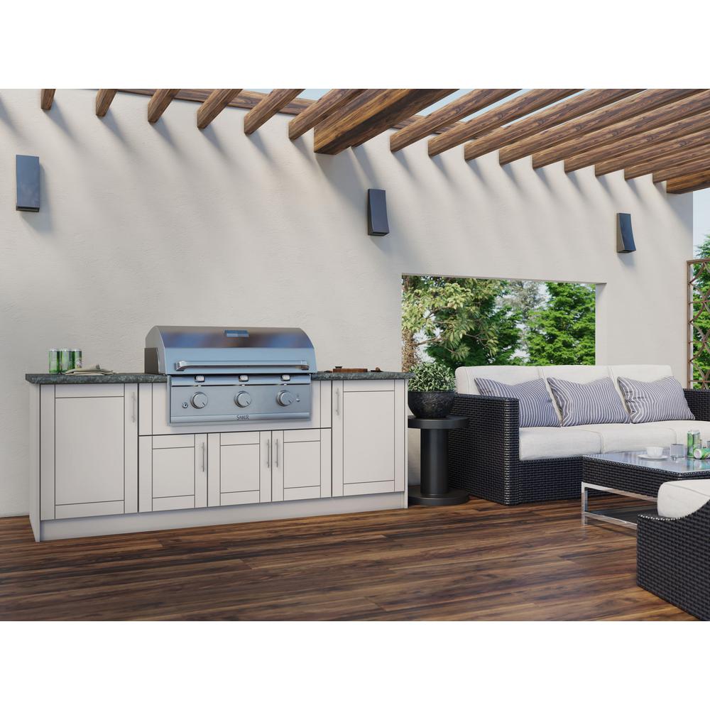 Weatherstrong Outdoor Kitchen Cabinet Set 378