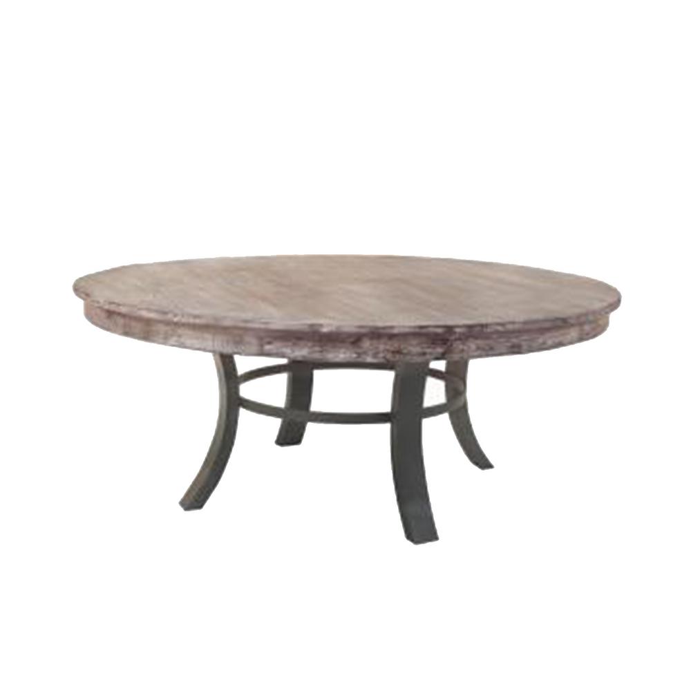 Homeroots Wood Table Black Kitchen Dining