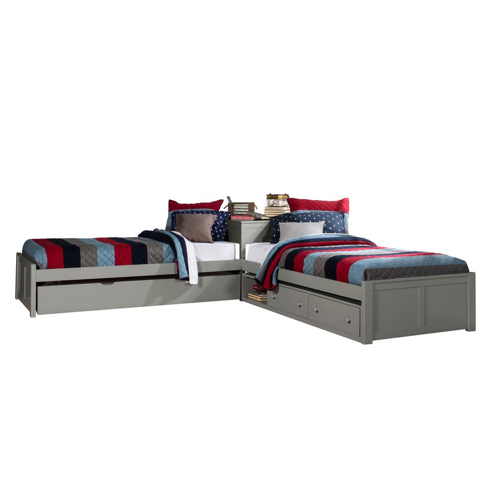 Hillsdale Furniture Twin Bed Storage Trundle Unit Beds Bed Frames