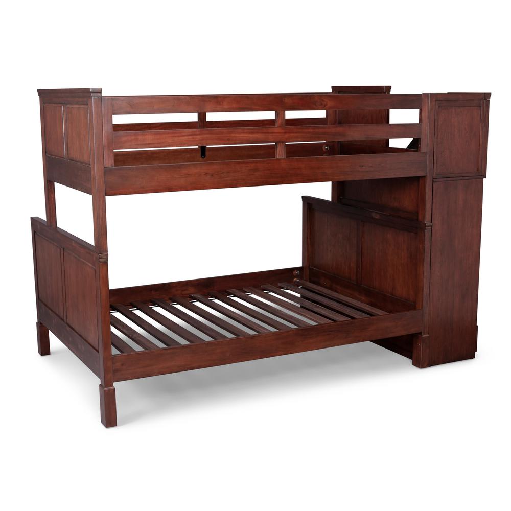 Homestyles Cherry Bunk Bed Stairs