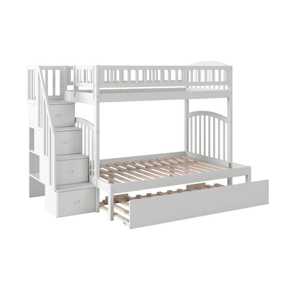 Atlantic Furniture Bunk Twin Trundle Bed Beds Bed Frames