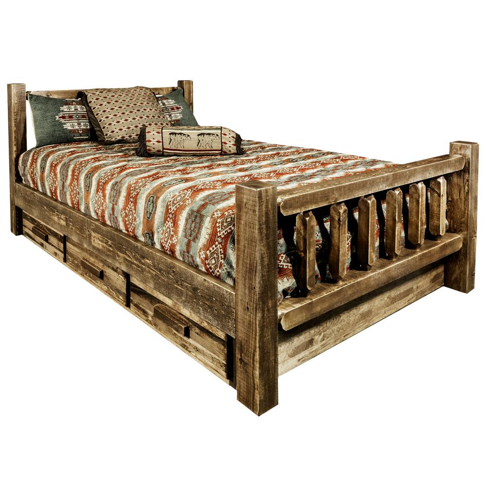 Montana Woodworks Twin Bed Storage