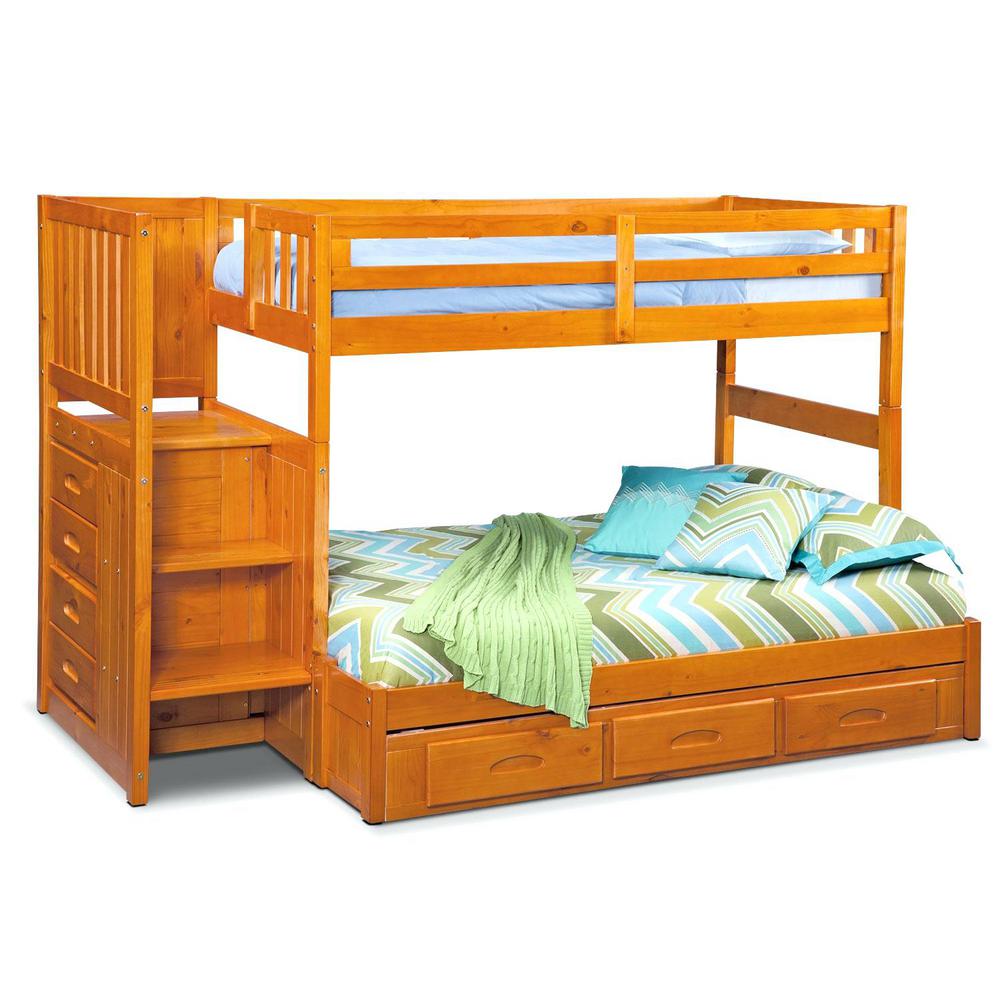 American Furniture Classics Twin Pine Bunkbed Drawers Beds Bed Frames