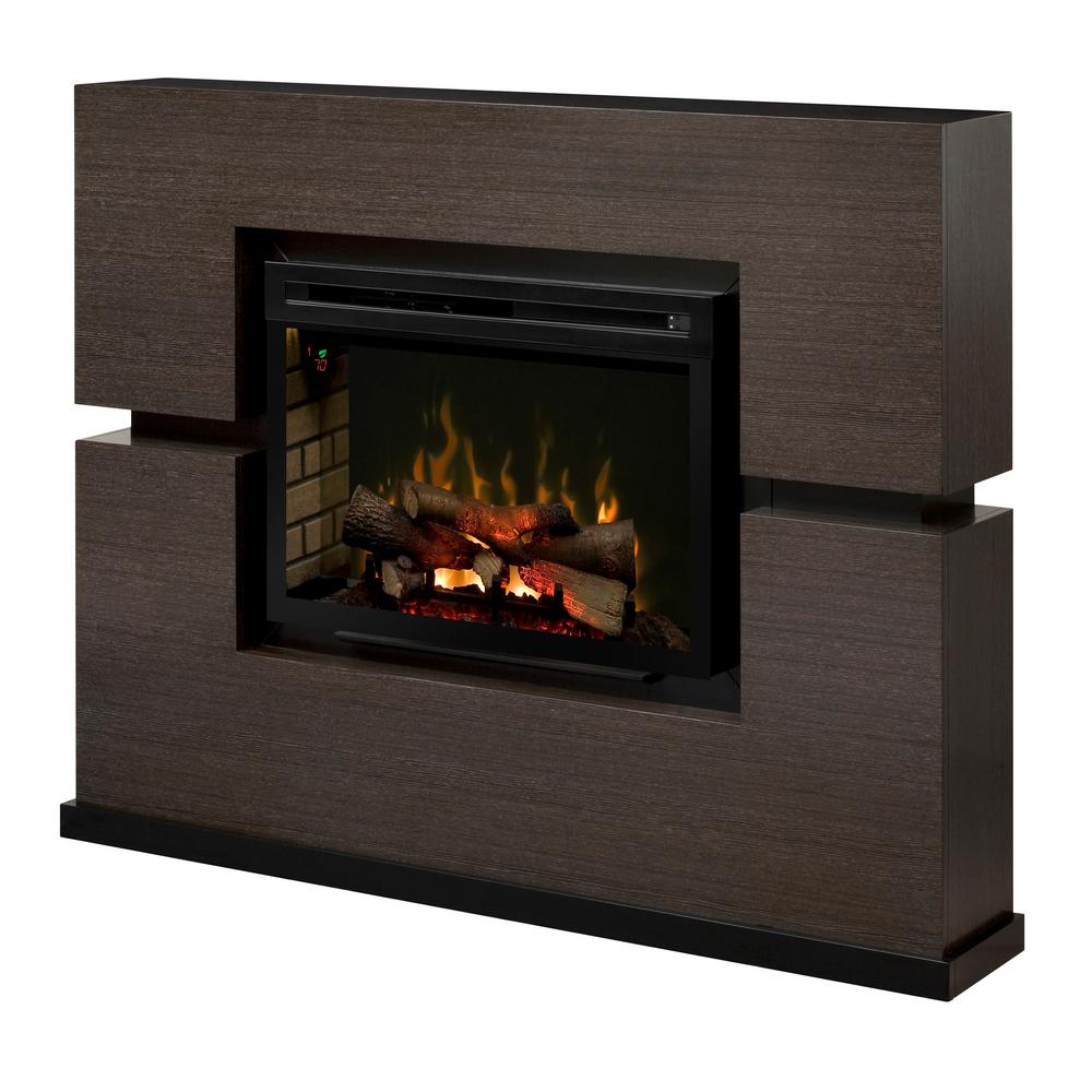 Dimplex Freestanding Mantel Electric Fireplace Rift Rift Grey Entertainment Centers TV Stands