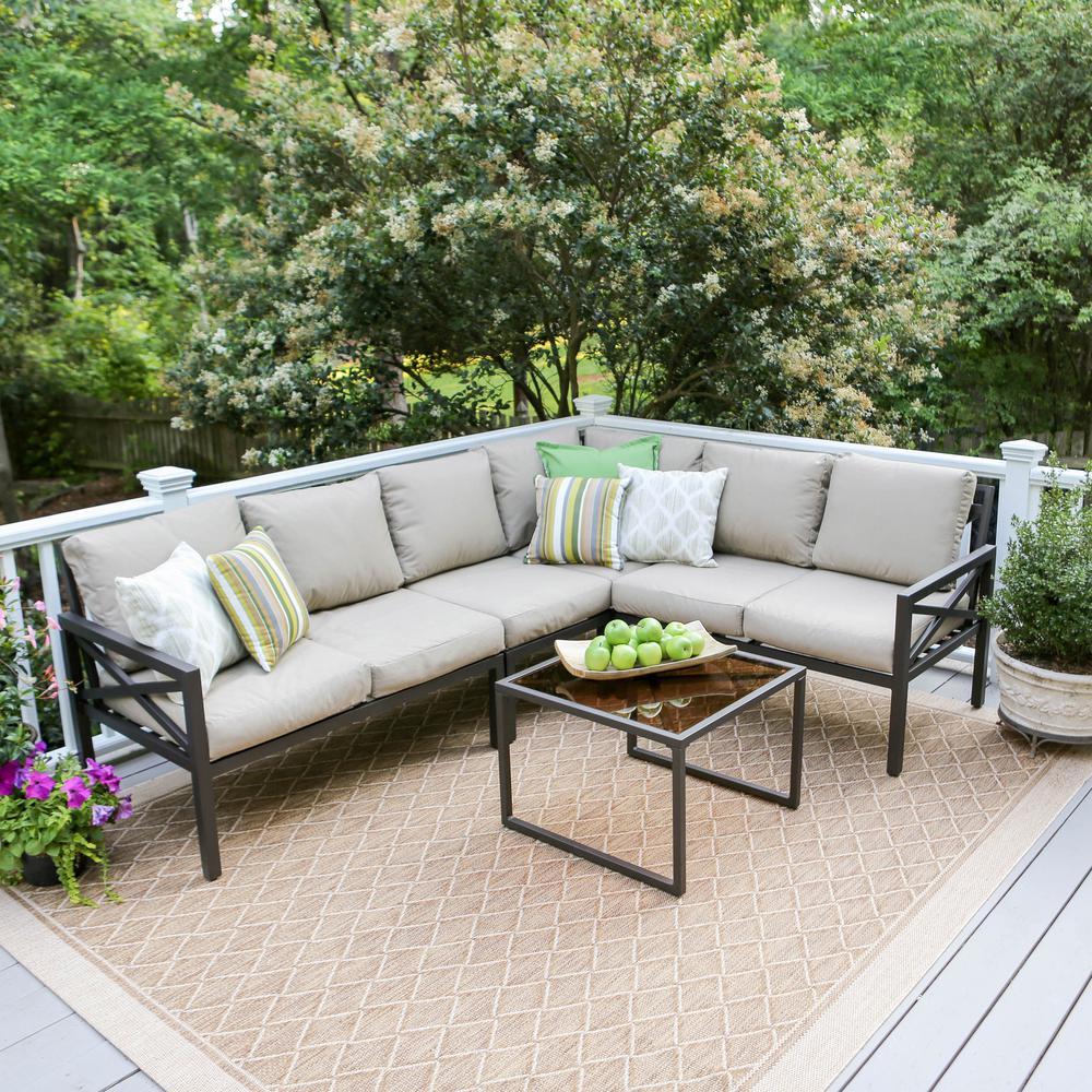 Leisure Made Outdoor Sectional Cast 159