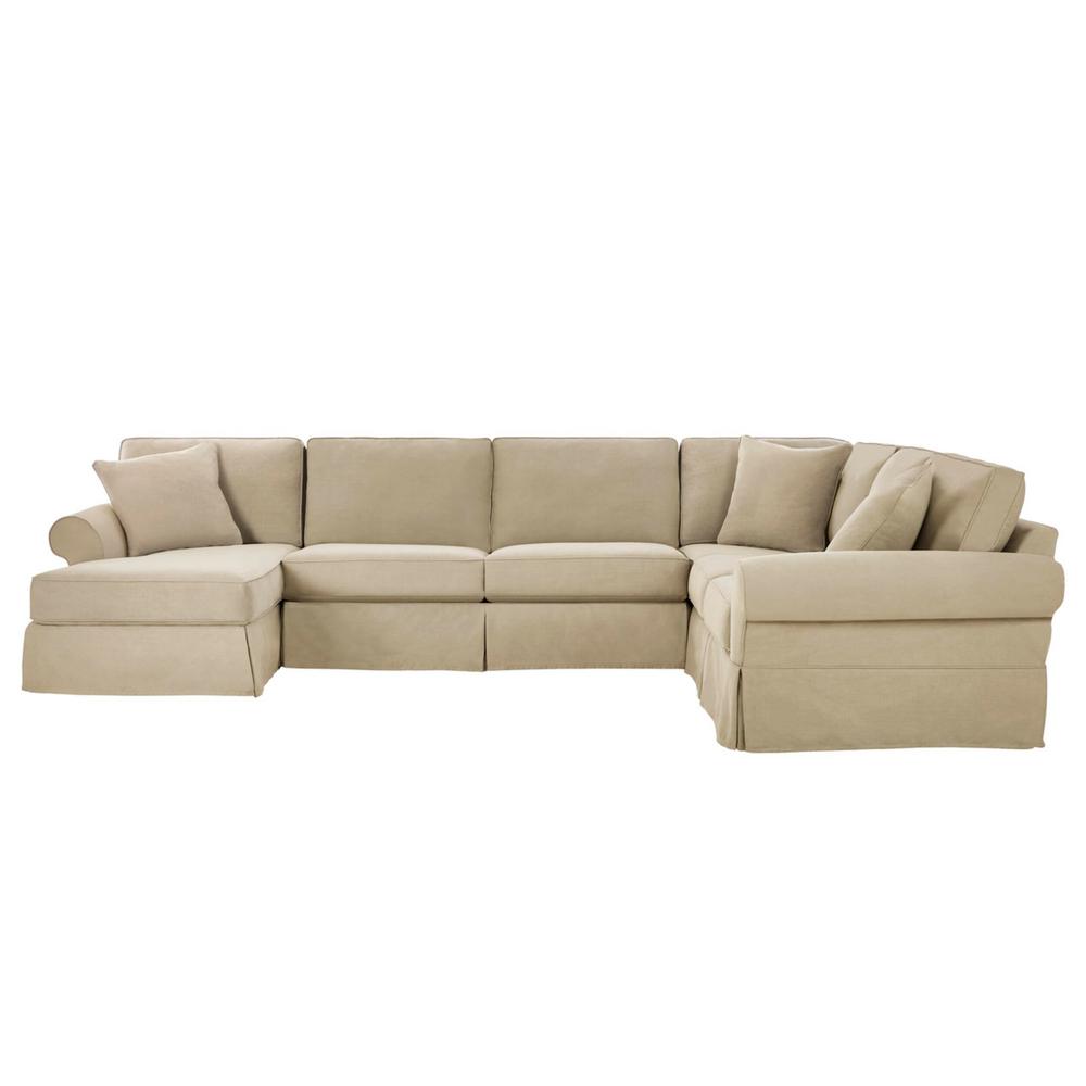 Home Decorators Seater Sectional Sofa Cushio Sofas